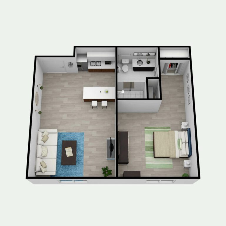 The Oaks at Bartlett | AL202, One bedroom, One Bath